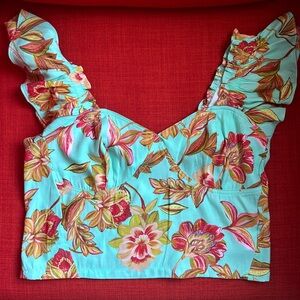Alice and Olive ruffle top, worn only once